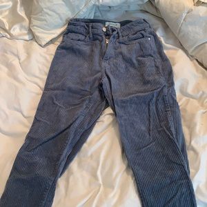 Pacsun blue corduroy mom jeans
